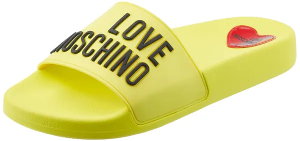Love Moschino Dames Ja28052g1gi1340038 Slippers neon geel