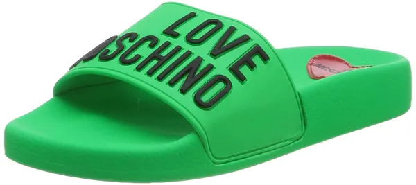 Love Moschino Dames Ja28052g1gi1381036 Slippers Neon Green
