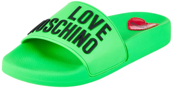Love Moschino Dames Ja28052g1gi1381037 Slippers Neon Green