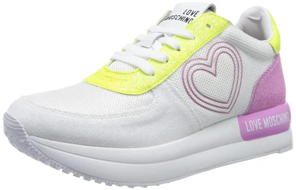 Love Moschino Dames Sneaker Ja15084g1gio310b38 W Wit