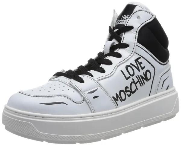 Love Moschino Dames Sneaker Ja15264g1gia10a36 W wit
