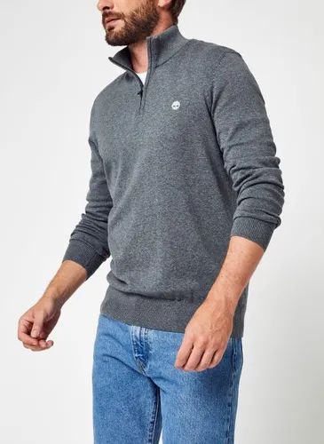 LS Williams River Cotton YD 1/4 Zip Sweater by Timberland