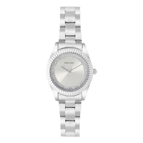 Lucardi Dames Regal dames horloge zilverkleurig alloy band - Horloge - Staal - Zilverkleurig - 28 mm