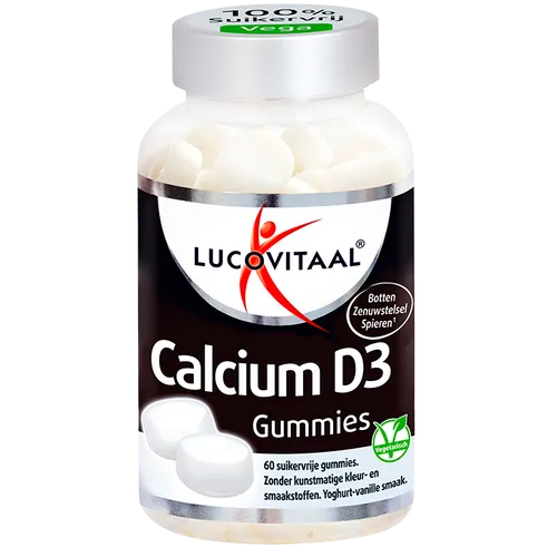 Lucovitaal Calcium Vitamine D3 (60 Gummies)
