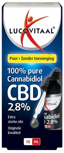 Lucovitaal Cannabidiol CBD Olie 2.8%