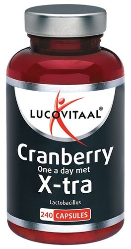 Lucovitaal Cranberry met X-tra Lactobacillus Capsules
