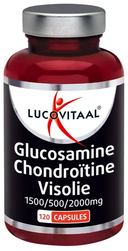Lucovitaal Glucosamine Chondroïtine Visolie 1500/500/200mg Capsules