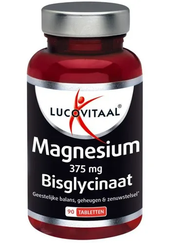 Lucovitaal Magnesium 375mg Bisglycinaat Tabletten