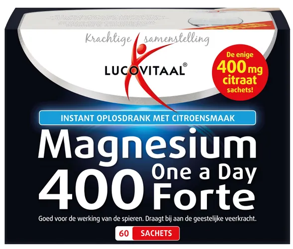 Lucovitaal Magnesium Citraat 400 Forte Poeder