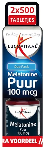 Lucovitaal Melatonine Puur 100mcg Duo Tabletten