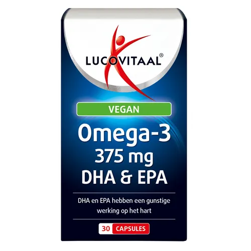 Lucovitaal Omega-3 Vegan 375mg DHA & EPA Capsules