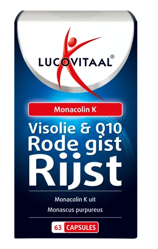 Lucovitaal Visolie & Q10 Rode Gist Rijst Capsules