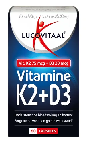 Lucovitaal Vitamine K2 + D3 Capsules