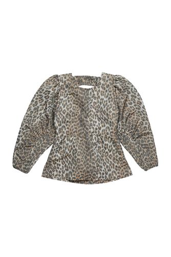 Lucy Puff Sleeve Leopard Top Leopard