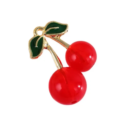 Lumici® | Kersen Oorknopjes - Cherry Earrings - Kers Oorbellen - Kers - Fruit - Cadeau Voor Vrouwen - Moederdag Cadeau - Valentijn - Liefde - Verrassi...