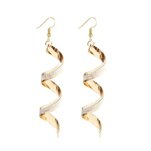 Lumici® | Spiral Earrings - Spiraal Oorbel - Oorbellen - Spiraaltje - Cirkel - Rond - Draai - Draaiend - Oorknopje - Cadeau Voor Vrouwen - Moederdag C...