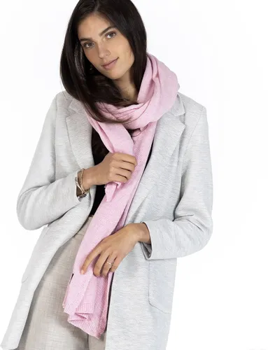 "LunaModi"-Pink Roze-Sjaal Dames-Sjaal Heren-200*70 cm-Made In Italy-Sjaals Dames-Sjaals Winter-Voorjaar-ModeSjaals-Sjaals