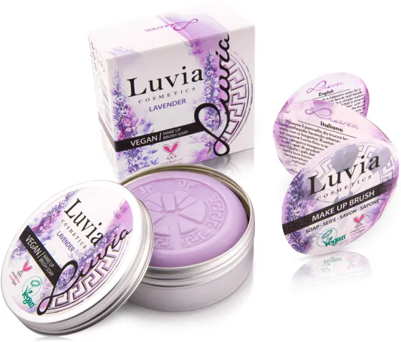 Luvia Cosmetische borstelreiniger - Brush Soap lila - voor