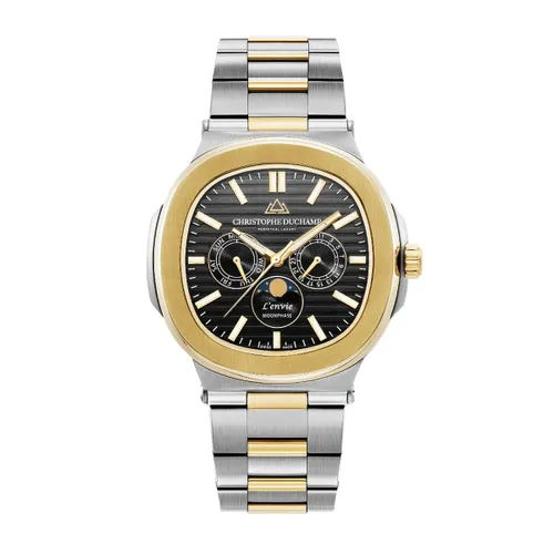 Luxe horloge | Christophe Duchamp | L'envie Monophasé Gold-Black