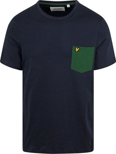 Lyle and Scott - T-shirt Pocket Donkerblauw - Heren