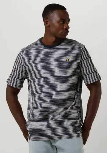 LYLE & SCOTT Heren Polo's & T-shirts Breton Stripe T-shirt - Donkerblauw