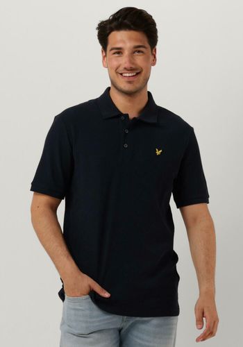 LYLE & SCOTT Heren Polo's & T-shirts Milano Trim Polo Shirt - Donkerblauw