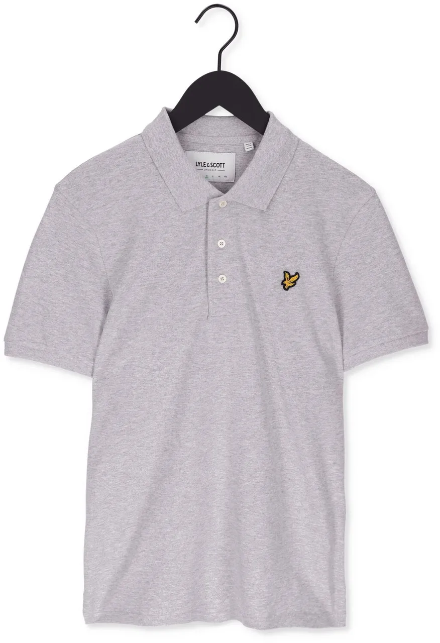 LYLE & SCOTT Heren Polo's & T-shirts Plain Polo Shirt - Lichtgrijs