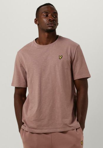 LYLE & SCOTT Heren Polo's & T-shirts Slub T-shirt - Roze