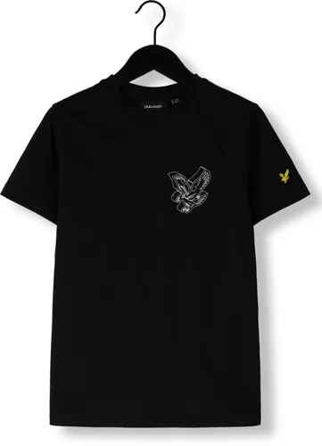 LYLE & SCOTT Jongens Polo's & T-shirts 3d Eagle Graphic T-shirt - Zwart