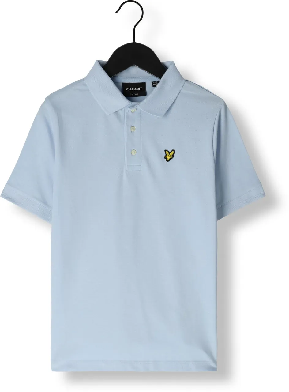 LYLE & SCOTT Jongens Polo's & T-shirts Plain Polo Shirt B - Lichtblauw