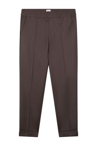 M. Terry Cropped Trouser Taupe