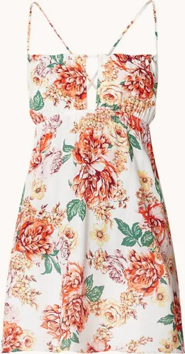 MAAJI Paulina mini jurk met bloemenprint en cut-out detail