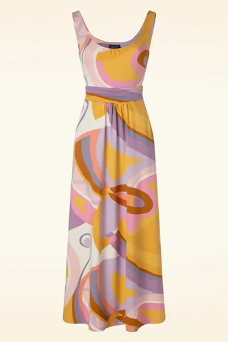 Macie maxi jurk in sixties lavender