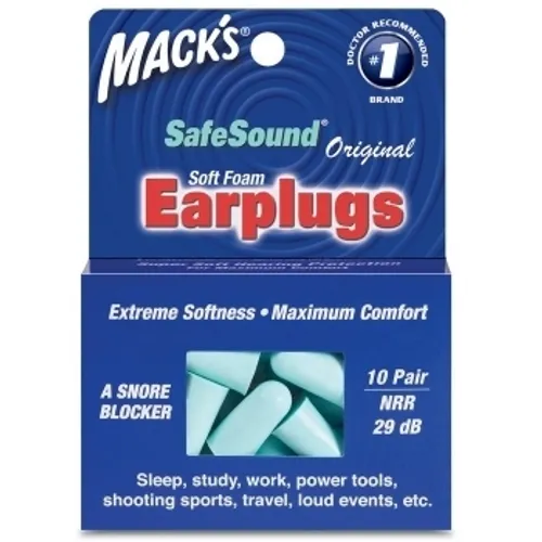 Macks Safesound Foam Earplugs