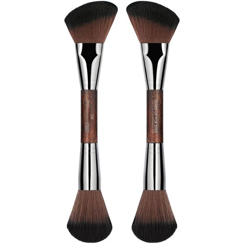 MAKE UP FOR EVER #158 Double-Ended Sculpting Brush - Blush and Highlighter -