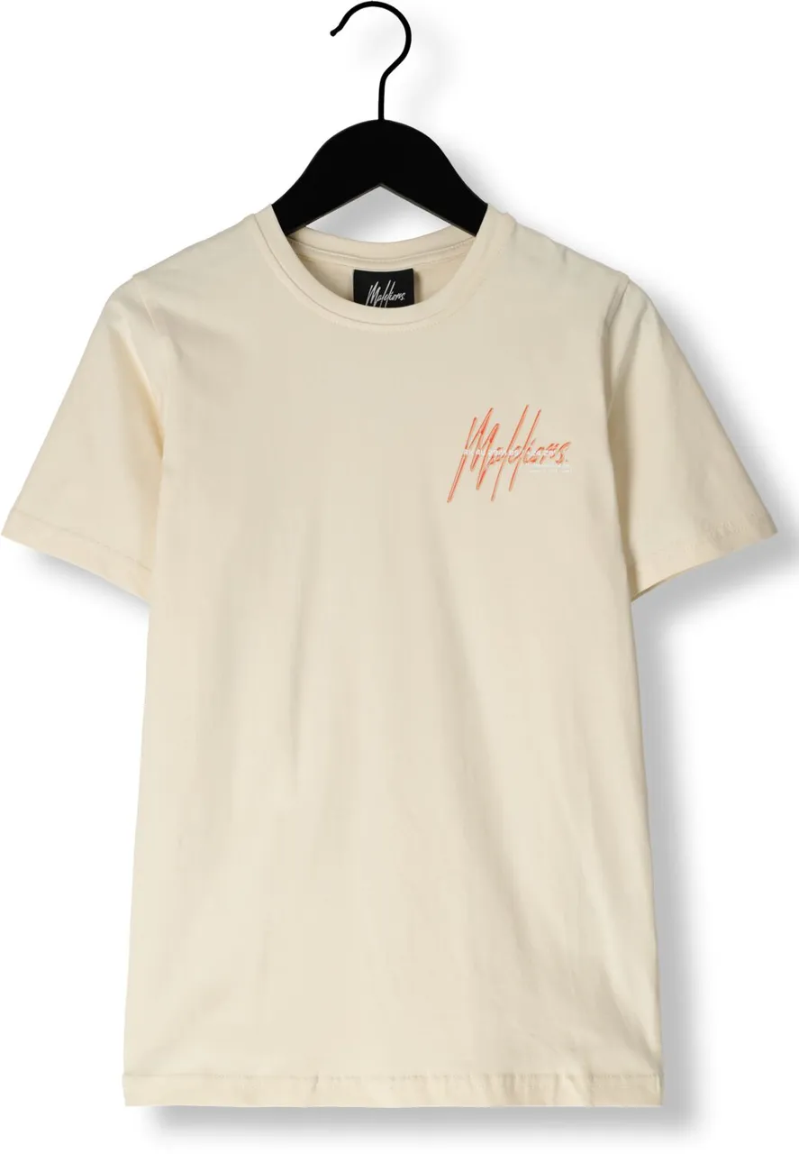MALELIONS Jongens Polo's & T-shirts Space T-shirt - Beige