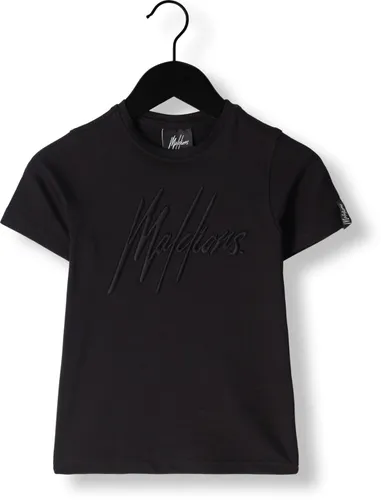 MALELIONS Jongens Polo's & T-shirts T-shirt - Zwart