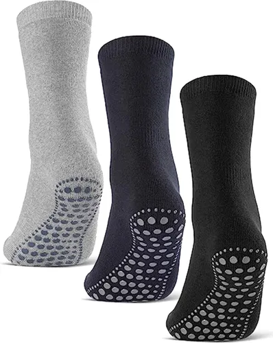 Malinsi Sokken Antislip 3-Pack - 3 Paar Noppen Design