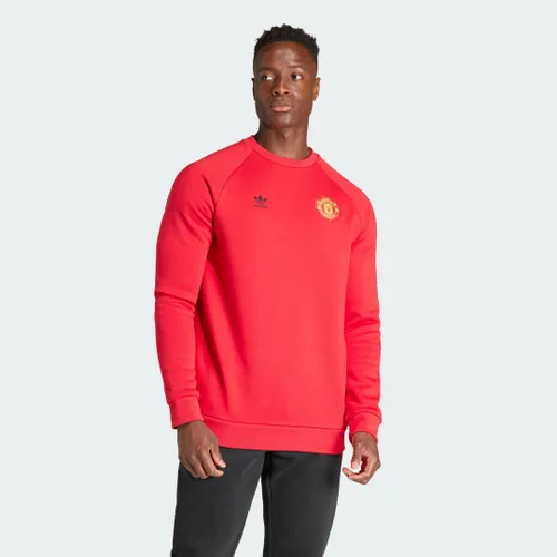 Manchester United Essentials Trefoil Crew Sweatshirt