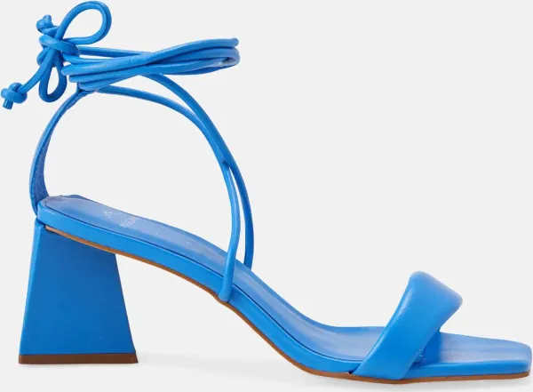 Mangará Caúna Dames sandalen Geitenleer - 6,5cm blokhak - Blauw