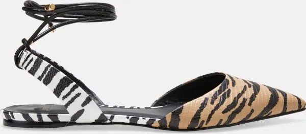 Mangará Dames sandalen Palmito Geitenleer - Dierenprint
