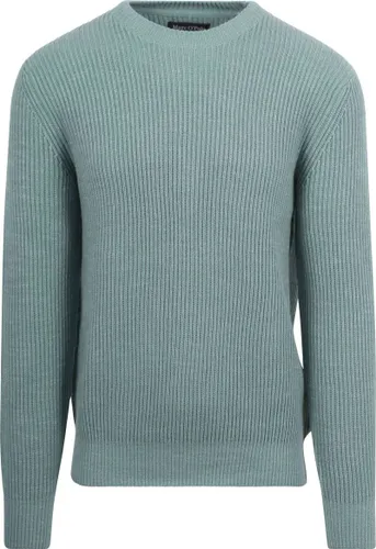Marc O'Polo Pullover Wol Blend Staalblauw