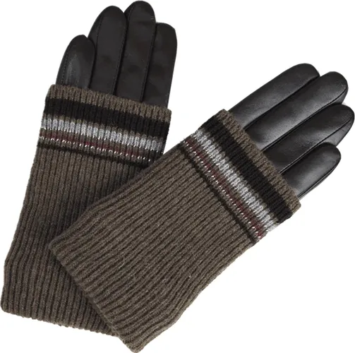 Markberg Helly Glove Lurex7.5 black w/dk brown