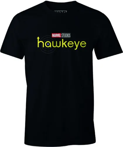 Marvel - Hawkeye Logo T-shirt Zwart (S)