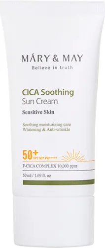 Mary & May CICA Soothing Sun Cream SPF50+ PA++++ 50 ml - Korean Skin Care
