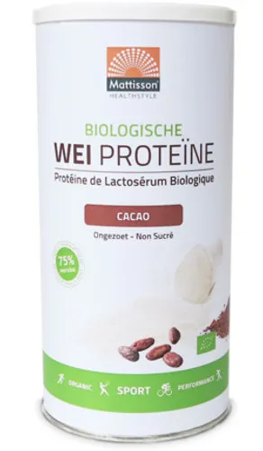 Mattisson HealthStyle Biologische Wei Proteïne Cacao