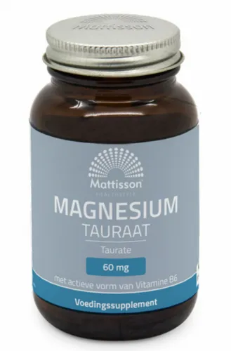 Mattisson HealthStyle Vegan Magnesium Tauraat Capsules