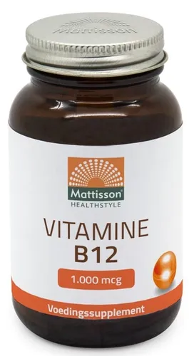 Mattisson HealthStyle Vitamine B12 1000mcg Zuigtabletten