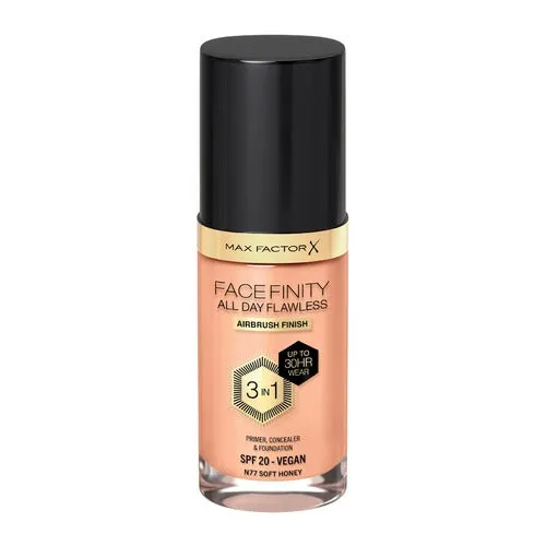 Max Factor Facefinity All Day Flawless 3 in 1 Foundation N77 Soft Honey 30 ml