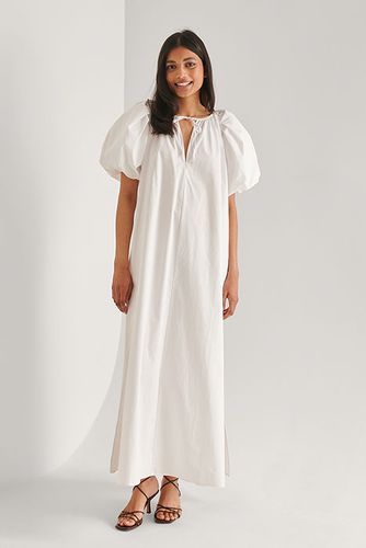 Maxi Volume Cotton Dress White